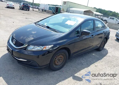 2014 Honda Civic Lx из США, поврежденный, VIN 19XFB2F54EE019782